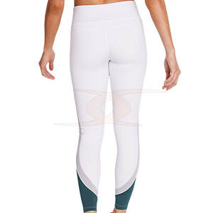 Mallas de mujer hechas a medida Nuevo estilo Patrón sólido Ropa de entrenamiento Cierre de cintura elástica Hecho en Pakistán - Product Image 3