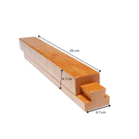 Glissières de tiroirs en bois Glissières en bois massif pour réparation et remplacement de tiroirs de meubles à montage inférieur ou latéral Glissières de tiroir en bois massif
