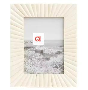 Cadre photo en os et en corne de qualité supérieure, cadre photo en os incrusté fait à la main pour des moments inoubliables - Product Image 2