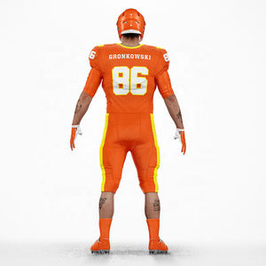 Ensemble de sergé de haute qualité à 4 voies Uniforme de football américain personnalisé Prix bon marché Sublimation Sportswear Printed Technics - Product Image 4