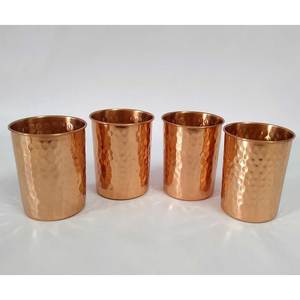 El mejor fabricante de vasos de sublimación India Diseño de cobre Premium Calidad artesanal en blanco - Product Image 1