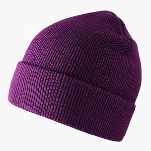 Chapeau personnalisé avec logo, brodé de haute qualité, couleur unie, pour l'hiver, chaud, bonnet en tricot, nouvelle collection - Product Image 6