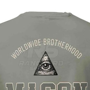 T-shirt Maçonnique Force et Résistance – Design Intemporel Maçonnique, Tradition Maçonnique, Graphisme Audacieux, 100% Coton Tricoté, Écologique, Pour Homme - Product Image 4