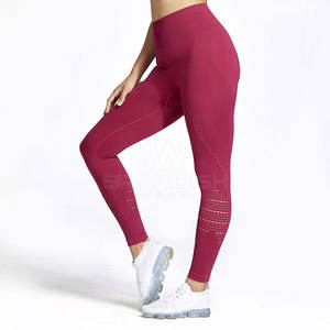 Entrenamiento Gimnasio Ropa de fitness Mujeres Cintura elástica Yoga Leggings Nuevo estilo Más vendidos Mujeres Yoga Leggings Hecho en Pakistán - Product Image 5