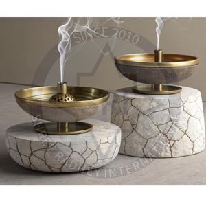 Quemador de Incienso de Latón Moderno de Lujo Shree Radhey International, Ecológico, 100% Natural, Difusor de Aromaterapia/Incensario para Ramadán - Product Image 3