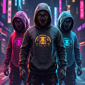 เสื้อฮู้ดดี้ปักลายคริสตัลสำหรับฤดูหนาว ตกแต่งด้วยคริสตัล ผ้าฝ้ายฟลีซ กันน้ำ ระบายอากาศได้ดี มีบริการ OEM/ODM - Product Image 3