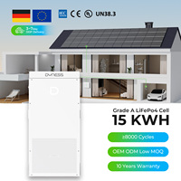 Dyness Powerbrick 51.2V 280Ah 14.33kWh Power-wall Stockage d'énergie solaire domestique avec housse anti-poussière, protection incendie et roues, compatible Deye