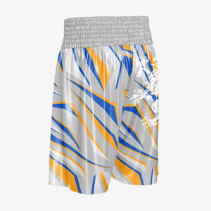 Pantalones cortos MMA personalizados, bañadores de boxeo que absorben la humedad, ropa de artes marciales con mezcla avanzada de poliéster - Product Image 3