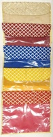 Saree indien imprimé Saree couverture tissu organisateur de stockage avec fenêtre transparente simple Saree couvre pour dames sac