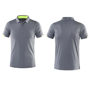 Camiseta polo de algodão para homens, camisa esportiva de manga curta de alta qualidade, design com seu próprio logotipo, camiseta de golfe, moda casual, ideal para o atacado