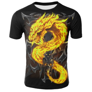 T-shirt Homme Séchage Rapide Respirant Anti-Plis Faible MOQ Impression Numérique Manches Courtes Motif Uni Conception Personnalisée Polyester/Coton - Product Image 5