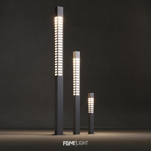 Vilorita 200 cm poste de iluminación LED de aluminio inoxidable impermeable al aire libre Patio jardín y luz de paisaje - Product Image 5