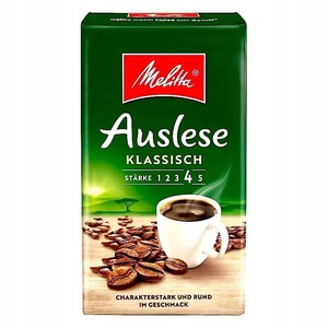 กาแฟพื้น Melitta auslese 500g คุณภาพเยี่ยมกลิ่นหอมสไตล์เยอรมันรสชาติเข้มข้นเหมาะสำหรับบ้านสำนักงานคาเฟ่ - Product Image 5
