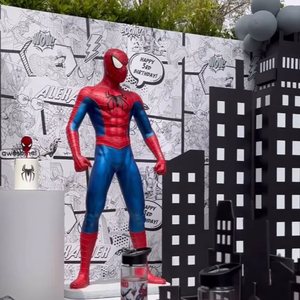 Decoración para el hogar o el jardín Estatua <span class=keywords><strong>de</strong></span> Spider-Man Artesanía <span class=keywords><strong>de</strong></span> resina Personaje <span class=keywords><strong>de</strong></span> <span class=keywords><strong>película</strong></span> invertida Escultura <span class=keywords><strong>de</strong></span> Spider-Man Estatua <span class=keywords><strong>de</strong></span> resina <span class=keywords><strong>de</strong></span> tamaño real - Product Image 1