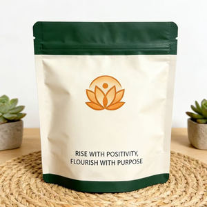 Bolsa Doypack Personalizada - Bolsas con Cierre Hermético de Grado Alimenticio para Envasado de Té de Hierbas y Polvos Aromatizados - Product Image 1