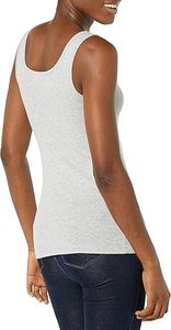 Camiseta sin mangas de punto 100% algodón para mujer Slim Fit, versátil, perfecta para gimnasio, ropa casual Made in Bangladesh with Love - Product Image 2