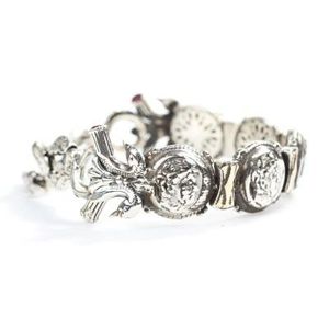 Bracelet en argent sterling 925 plaqué rhodium, motif géométrique religieux vintage, zircon tendance, idéal pour les cadeaux - Product Image 5