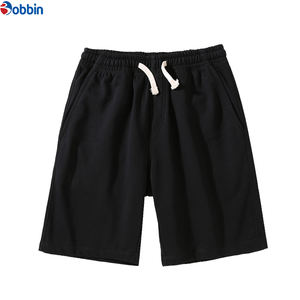 Pantalones Cortos Deportivos Casuales para Hombre, Logotipo Personalizado, Lona 100% Algodón, 160 g/m², Cintura Elástica, Secado Rápido, Transpirables, Servicio OEM Disponible - Product Image 5