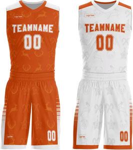 Haute qualité respirant hommes et femmes adultes costumes basket-ball uniformes sport 100% Polyester 220g costume de sport - Product Image 1