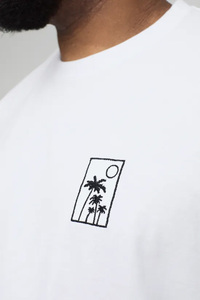 Broderie Imprimer Hommes 2025 Surdimensionné Streetwear T-Shirt 100% Coton 200 GSM 240GSM Personnalisé Premium Couture Qualité - Product Image 3