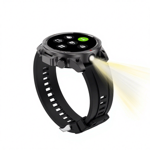 Montre connectée Sower DK68, écran IPS tactile de 1,53 pouce, moniteur de fréquence cardiaque, GPS, appel Bluetooth, unisexe, résistante à l'eau - Product Image 1