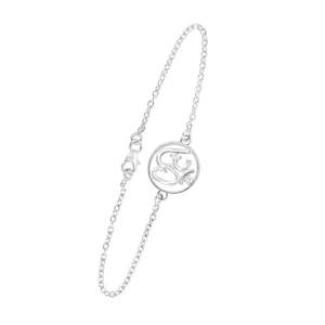 ARIHANT GEMS & JEWELS Pulsera Unisex Rakhi con Dije Fino de Plata de Ley Om - Product Image 1