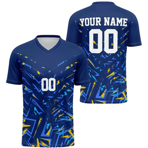 Camiseta de Fútbol Unisex Ligera y Duradera, Transpirable, de Secado Rápido, 100% Poliéster, Antibacteriana, Elástica en Cuatro Direcciones, Perfecta para Fútbol - Product Image 1