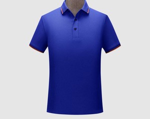 Polo de haute qualité pour hommes avec logo personnalisé en coton décontracté à manches courtes imprimé tissu tricoté vente en gros directe d'usine - Product Image 2