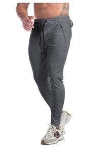 <b>Men's</b> Casual Spring Fitness <b>Joggers</b> Lightweight Quick Dry Gym Pants Elastic Mid Waist High Breathable Slim Design for Running - Product Image 2