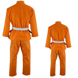 Pantalones de artes marciales de mezcla de algodón Unisex recién llegados de calidad superior OEM superventas rodilla reforzada para entrenamiento de Karate/Jiu Jitsu - Product Image 3