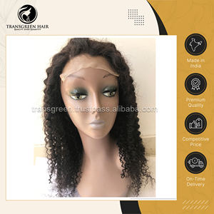 100% Raw, sin procesar Deep Curly 4x4 Indian Virgin Temple Hair Closure Pelucas-Exportador de India a un precio excepcional - Product Image 6