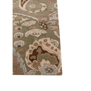 Alfombras de Lana Tejidas a Mano Hacienda Green, Estilo Boho Tra-15057 para el Hogar, Diseño Rectangular Hecho a Mano para Dormitorio, Sala de Estar, Junto a la Cama - Product Image 4