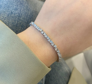 จี้เพชรโมอิสซาไนต์ทรงการ์ตูนแบบยูนิเซ็กซ์ ประดับบนตัวเรือนเงินแท้ 925 ชุบทอง สำหรับเป็นของขวัญงานแต่งงาน/หมั้น - Product Image 3