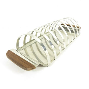 Soporte para tostadas con mango de madera al por mayor para desayuno piezas de pan accesorios de cocina almacenamiento en el hogar y organización estantes para tostadas - Product Image 1