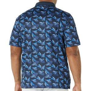 Polo de hombre de talla grande con impresión personalizada de alta calidad, transpirable, 100% algodón, ropa informal lisa en blanco, Polo de Golf para hombre - Product Image 6