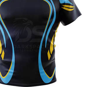 เสื้อรักบี้น้ำหนักเบาผ้าโพลีเอสเตอร์100% สำหรับใส่เล่นฟุตบอล - Product Image 6