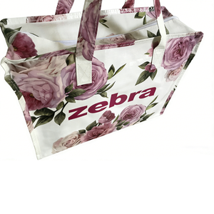 Non-woven Fabric Shopping Bag with Zipper Closure <b>Box</b> <b>Packaging</b> Multi-Use - Product Image 2