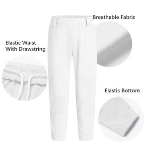 Pantalons de baseball pour hommes de qualité supérieure en gros, logo personnalisé, pantalon d'équipe de baseball sublimé, meilleur design avec un bon tissu - Product Image 6