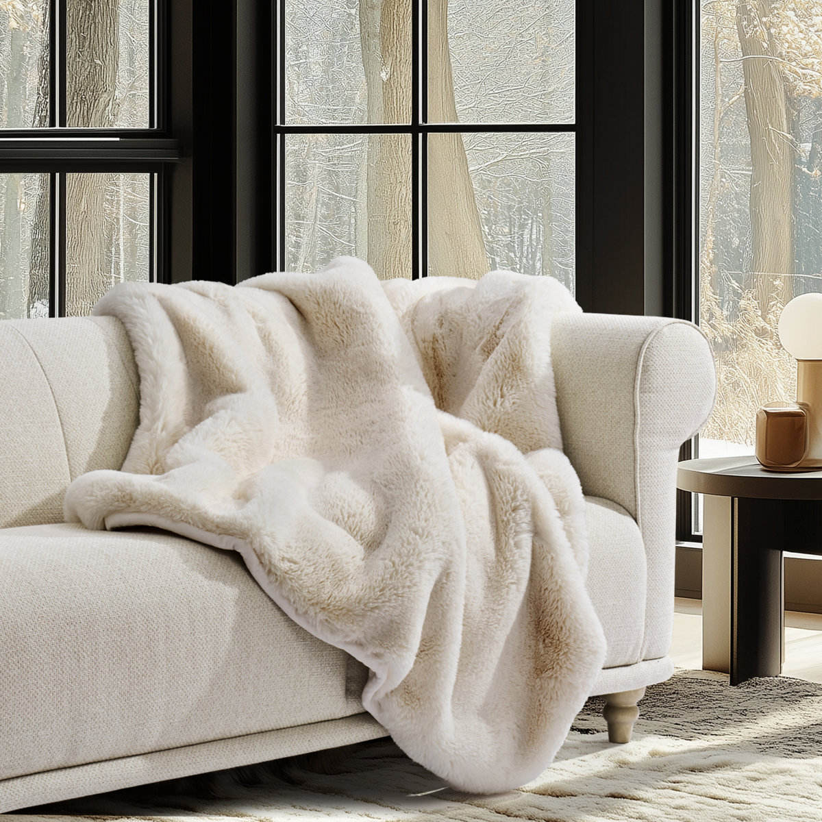 Luxury Faux Mink Blankets Super Soft Warm for Winter