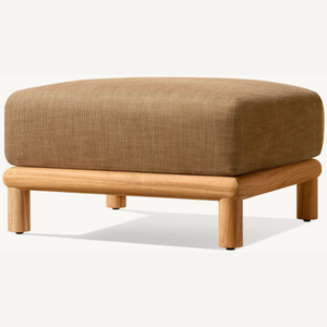Hot <b>sale</b> eco-friendly <b>teak</b> <b>wood</b> ottoman sofa with a unique simple modern style and durable <b>for</b> the living room - Product Image 2