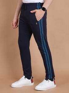 Pantalon de survêtement marine de qualité supérieure pour hommes, vêtements de sport légers et confortables pour les entraînements, les sorties décontractées, la relaxation au quotidien. - Product Image 4