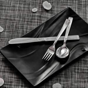 Ensembles de couverts de cuisine, fournitures d'usine, prix de gros, ensembles de couverts en acier inoxydable, accessoires de vaisselle, couverts fantaisie - Product Image 2