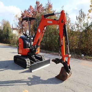 Mini-excavatrice U35-4, poids opérationnel de 8 000 lb, moteur de 23,9 ch, pompe, excavatrice sur chenilles, haute efficacité, puissante - Product Image 2