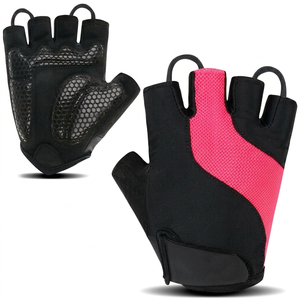 Gants de sport personnalisés respirants, antidérapants, à demi-doigts, avec sangle de poignet réglable, en polyester, pour la gym, le fitness et le cyclisme - Product Image 3