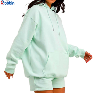 Custom Logo Printing Women Fashion Hoodie 2Pcs <b>Short</b> Set <b>Lady</b> Digital Print 2pc Set Girl Customized Trade Fall Workout Set - Product Image 6