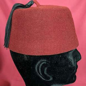 2025 usine douane hommes haute qualité 100% laine à la main broderie Logo arabe Fez chapeaux chapeau de prière - Product Image 2