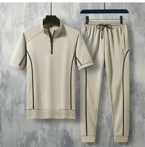 lightweight High Demand Short Sleeve Top and <b>Pant</b> for Men High Quality Men Fitness Tracksuit Custom Printed Comfortable - Product Image 4