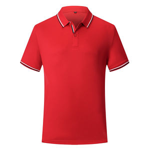 NUEVO Verano manga corta proceso de mercerización transpirable fresco absorción de humedad sudor hombres polos camiseta - Product Image 6