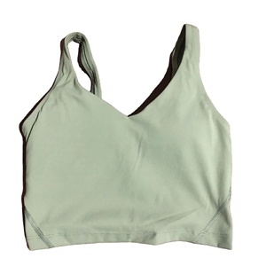 Sujetador Deportivo GC para Mujer, Color Sólido, Espalda en Forma de U, Sexy, para Fitness, Yoga, Entrenamiento, Transpirable, Soporte Medio para Correr - Product Image 3