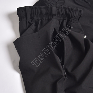 Pantalon de neige imperméable noir OEM avec cordon de serrage à la taille et doublure en polaire pour le ski et les activités par temps froid - Product Image 3